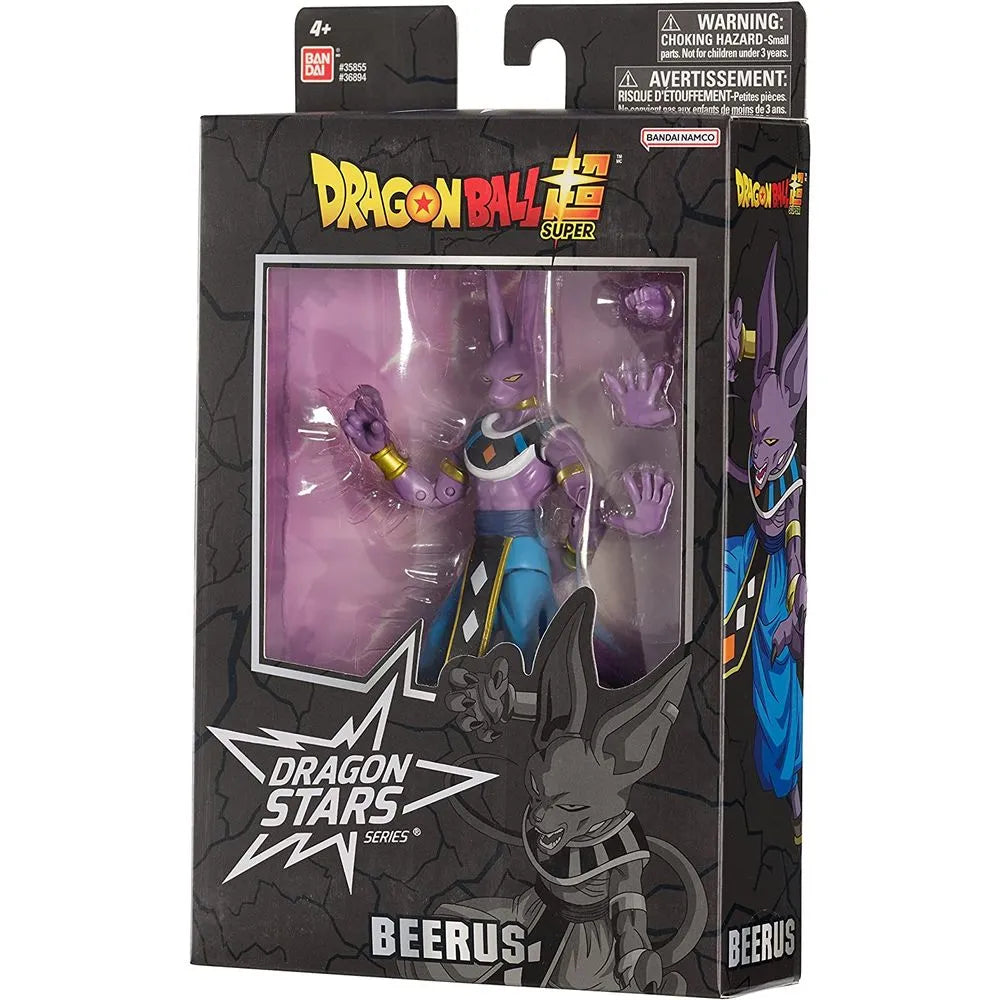 FIGURA DRAGON BALL BEERUS BILLS DRAGON STARS ARTICULADO
