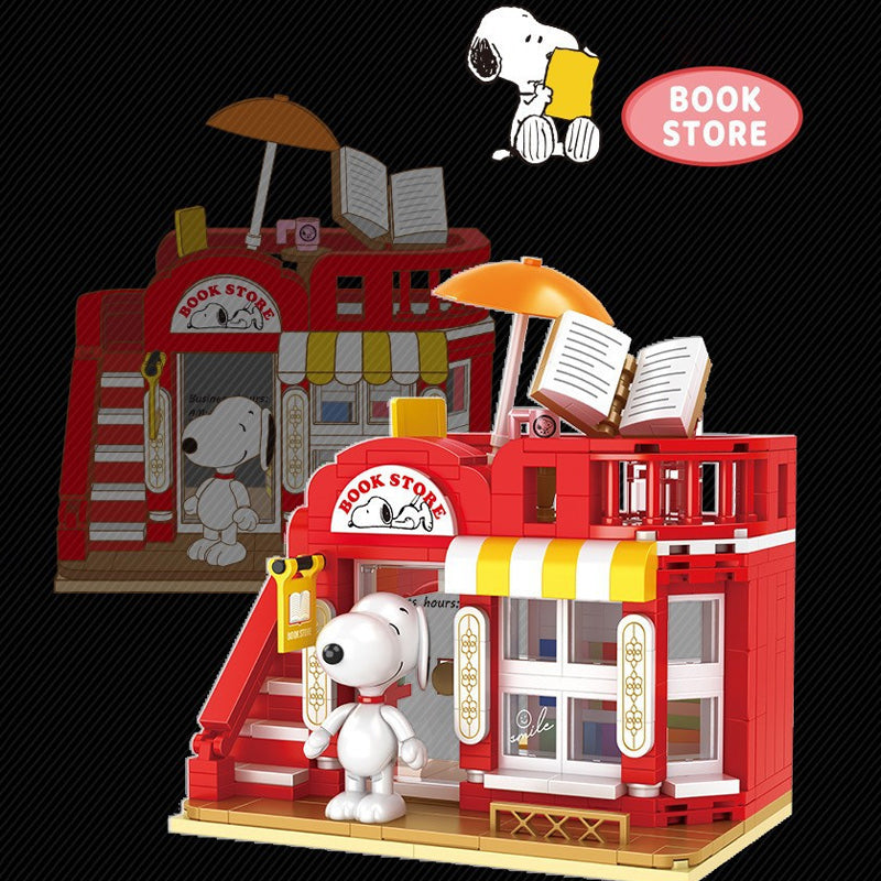 ARMABLE SNOOPY LIBRERIA BOOK SHOP  HSANHE