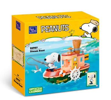 ARMABLE SNOOPY BARCO DE VAPOR 300PCS 13CM