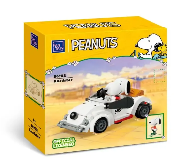 ARMABLE SNOOPY  CARRO DE TUSRISMO 300PCS 13CM