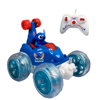CARRO DE STITCH CON CONTROL REMOTO