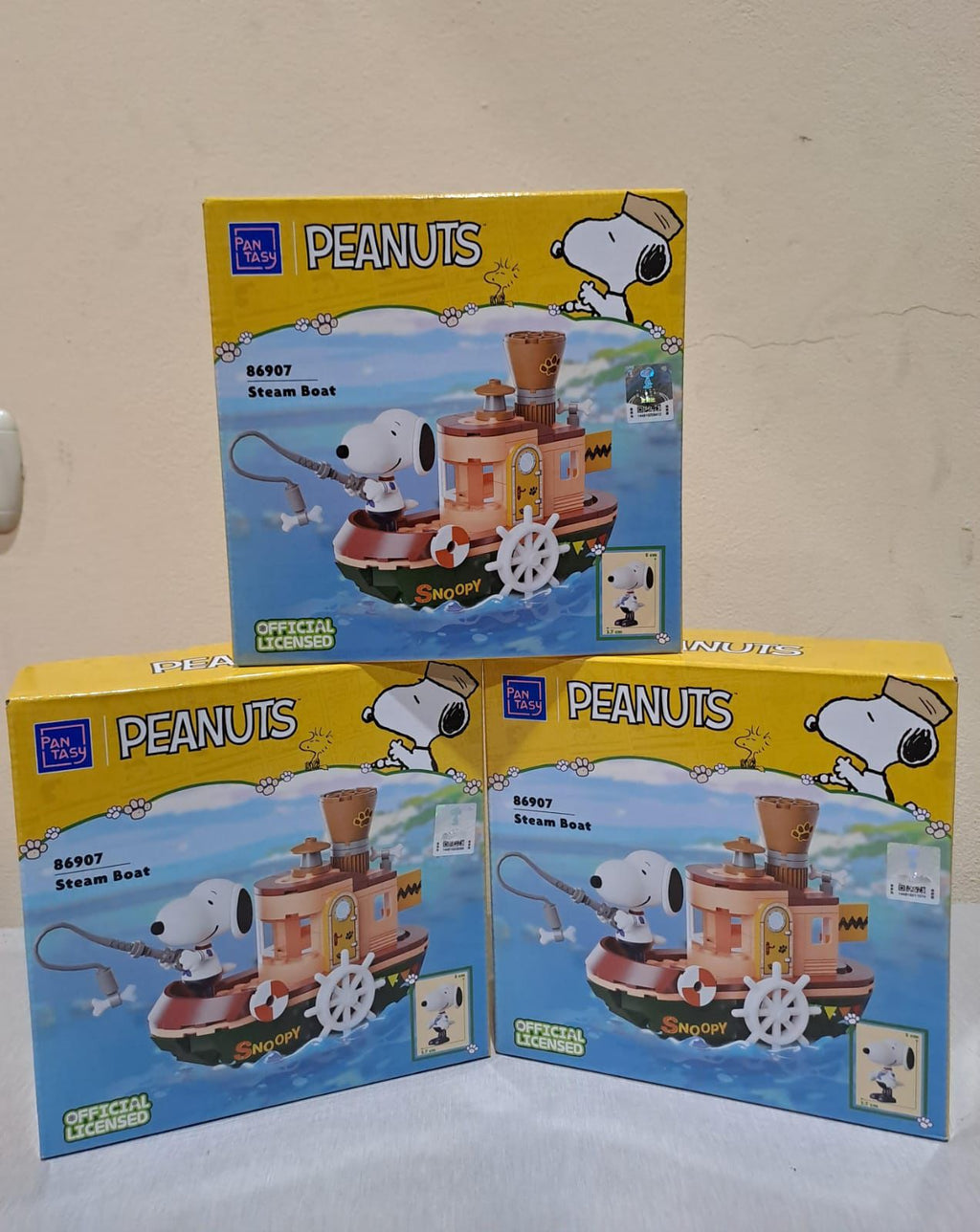 ARMABLE SNOOPY BARCO DE VAPOR 300PCS 13CM