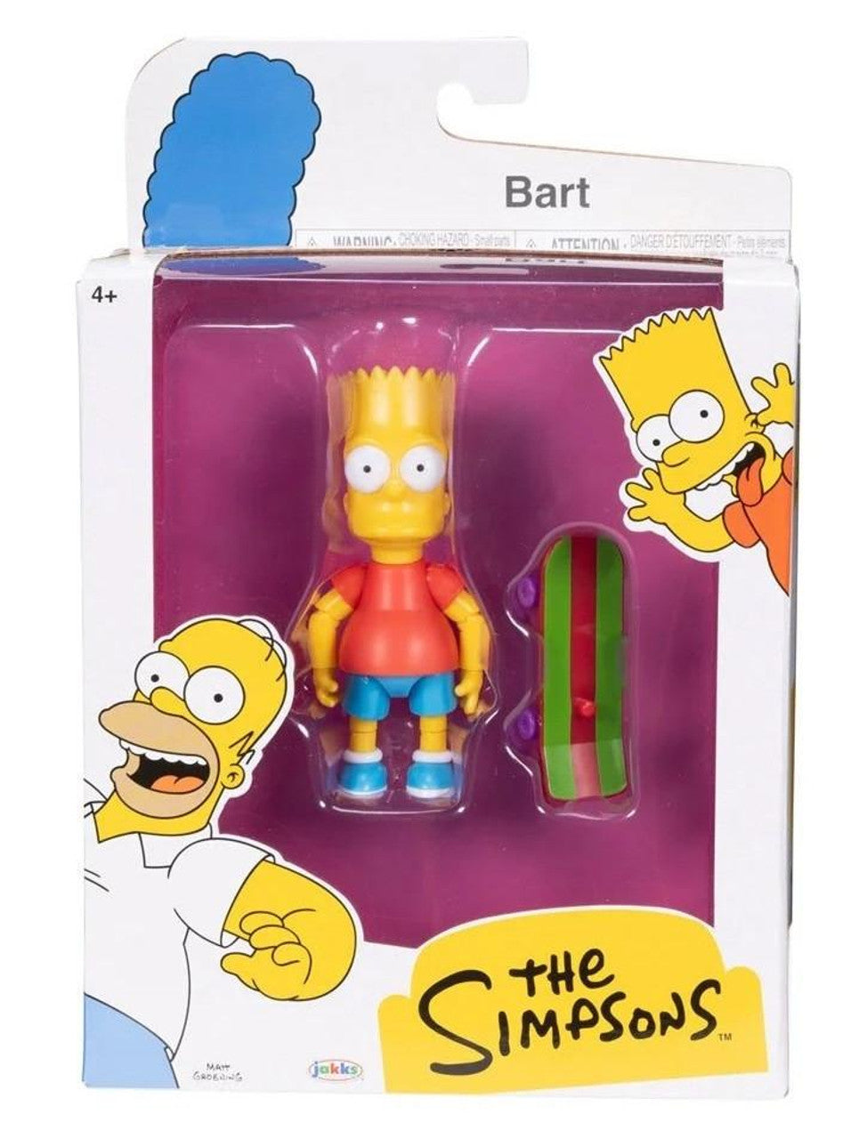 FIGURA ARTICULADA 13CM BART CON PATINETA LOS SIMPSONS