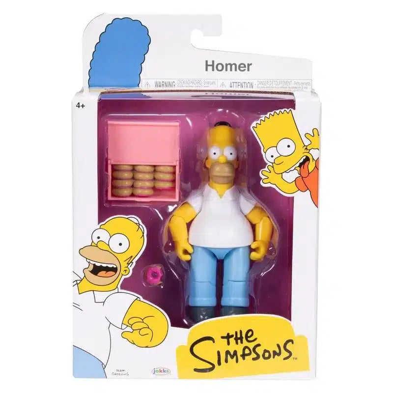 FIGURA ARTICULADA 13CM HOMERO CON DONAS LOS SIMPSONS