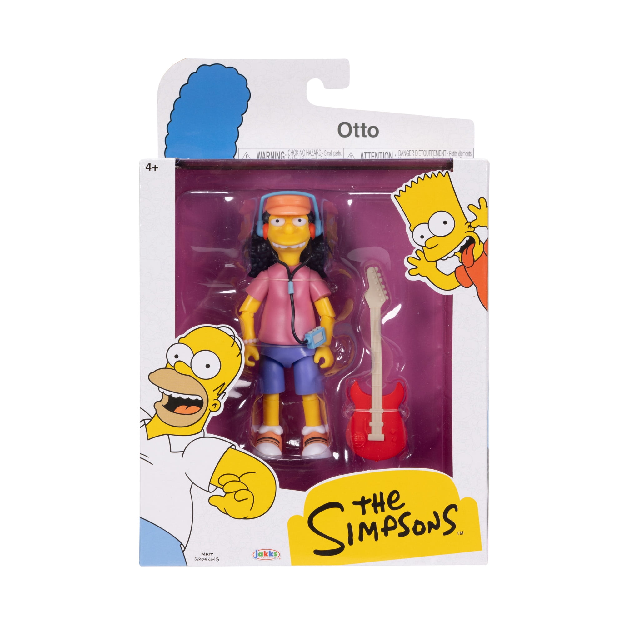 FIGURA ARTICULADA 13CM OTTO CON GUITARRA LOS SIMPSONS