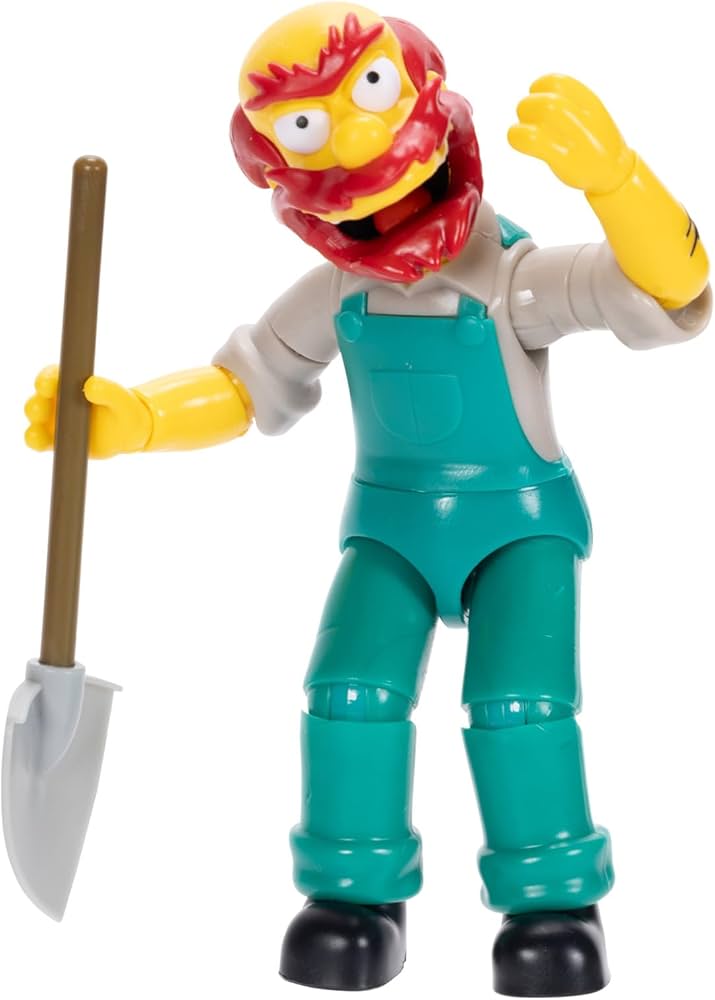 FIGURA ARTICULADA 13CM WILLIE CON PALA LOS SIMPSONS