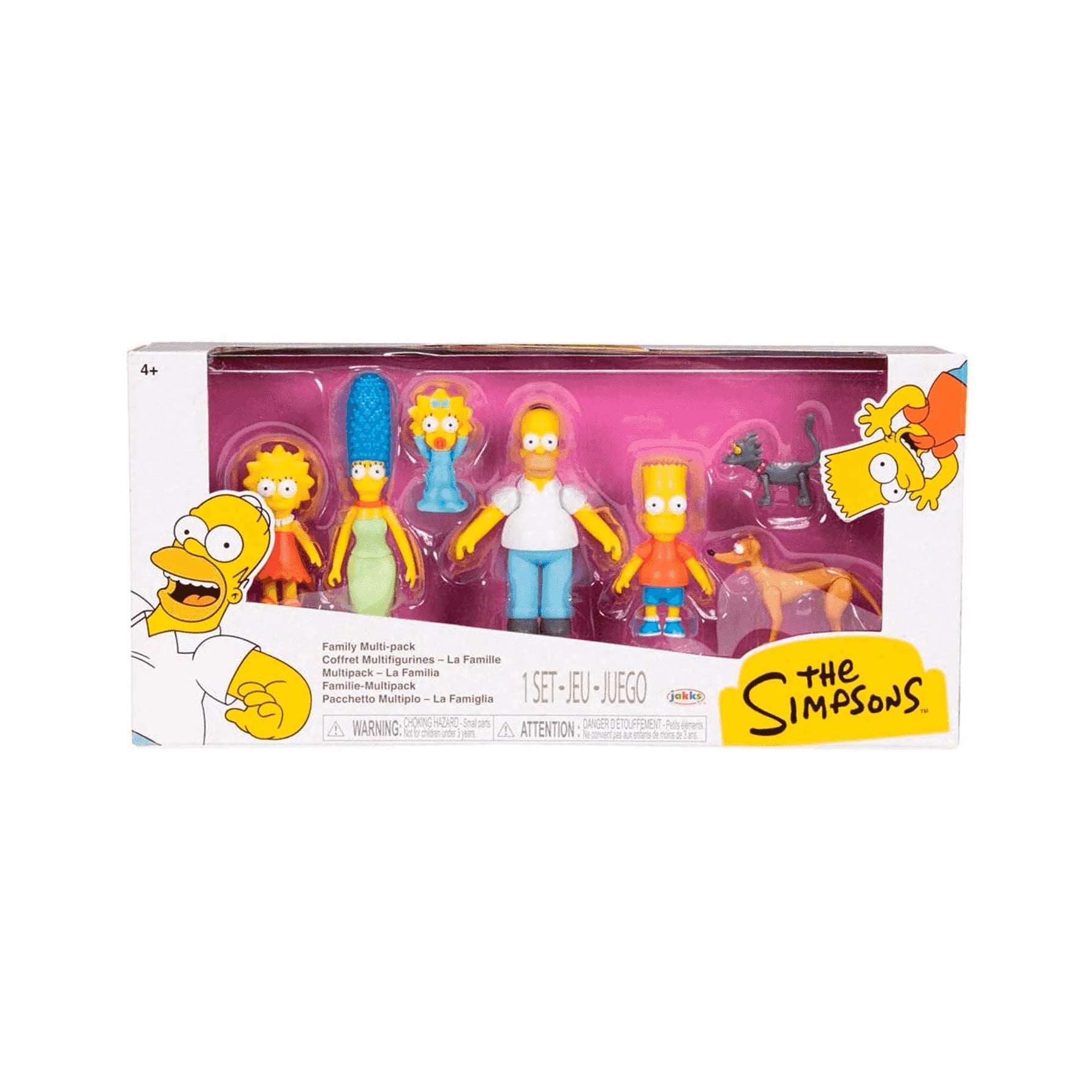 SET DE 7 FIGURAS 6CM LOS SIMPSONS MULTIPACK