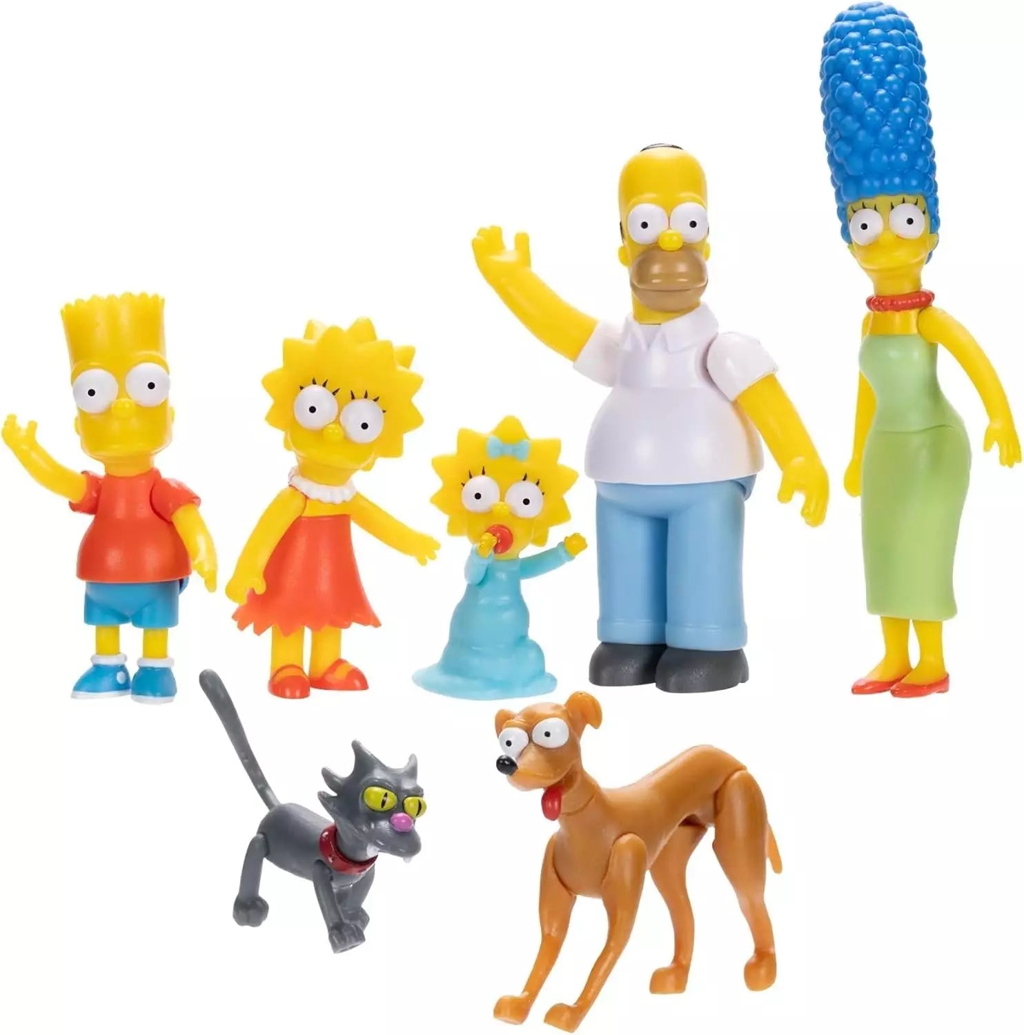 SET DE 7 FIGURAS 6CM LOS SIMPSONS MULTIPACK