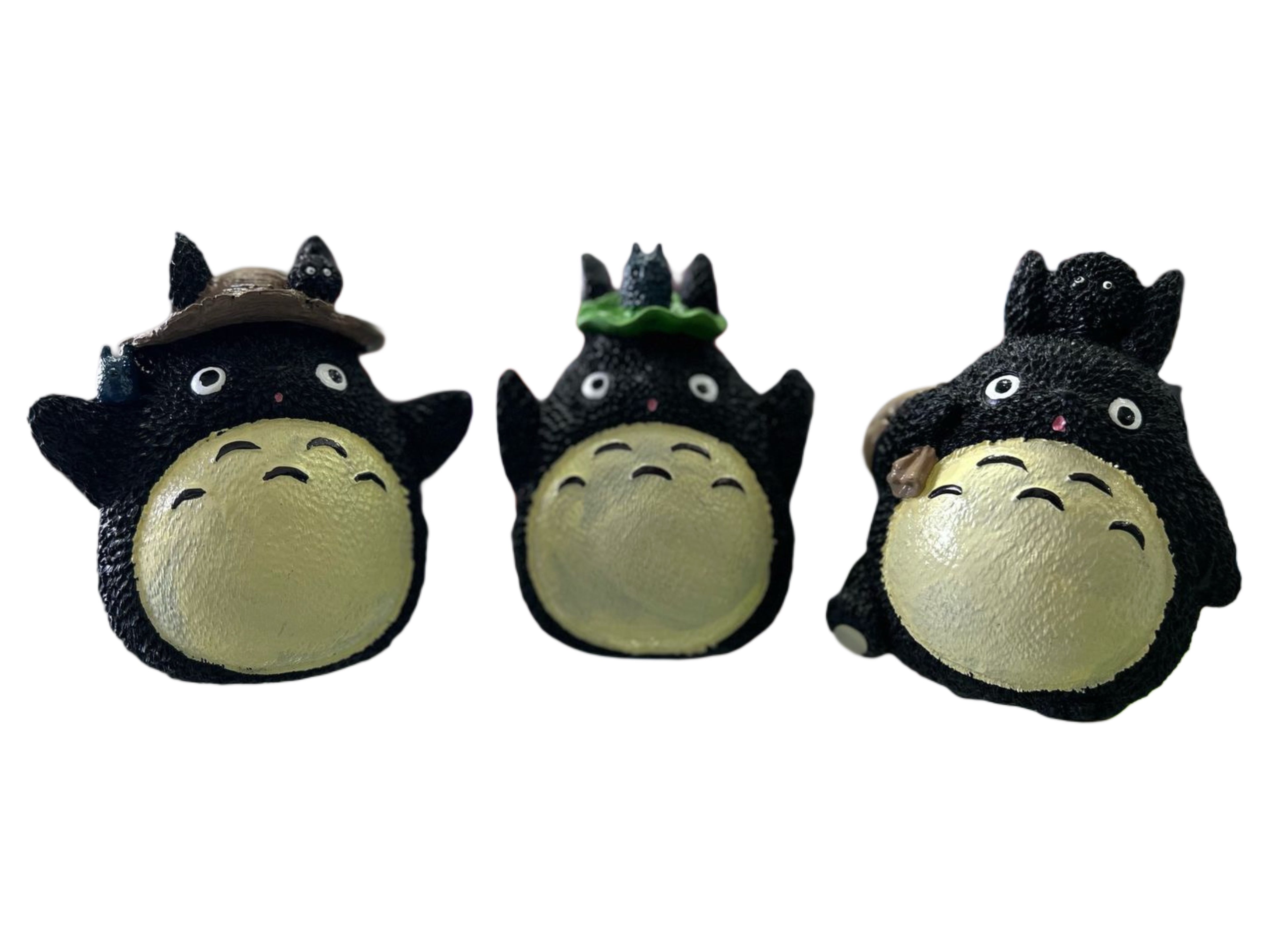 FIGURA DE RESINA TOTORO ALCANCIA 3 ESTILOS DIFERENTES  STUDIO GHIBLI