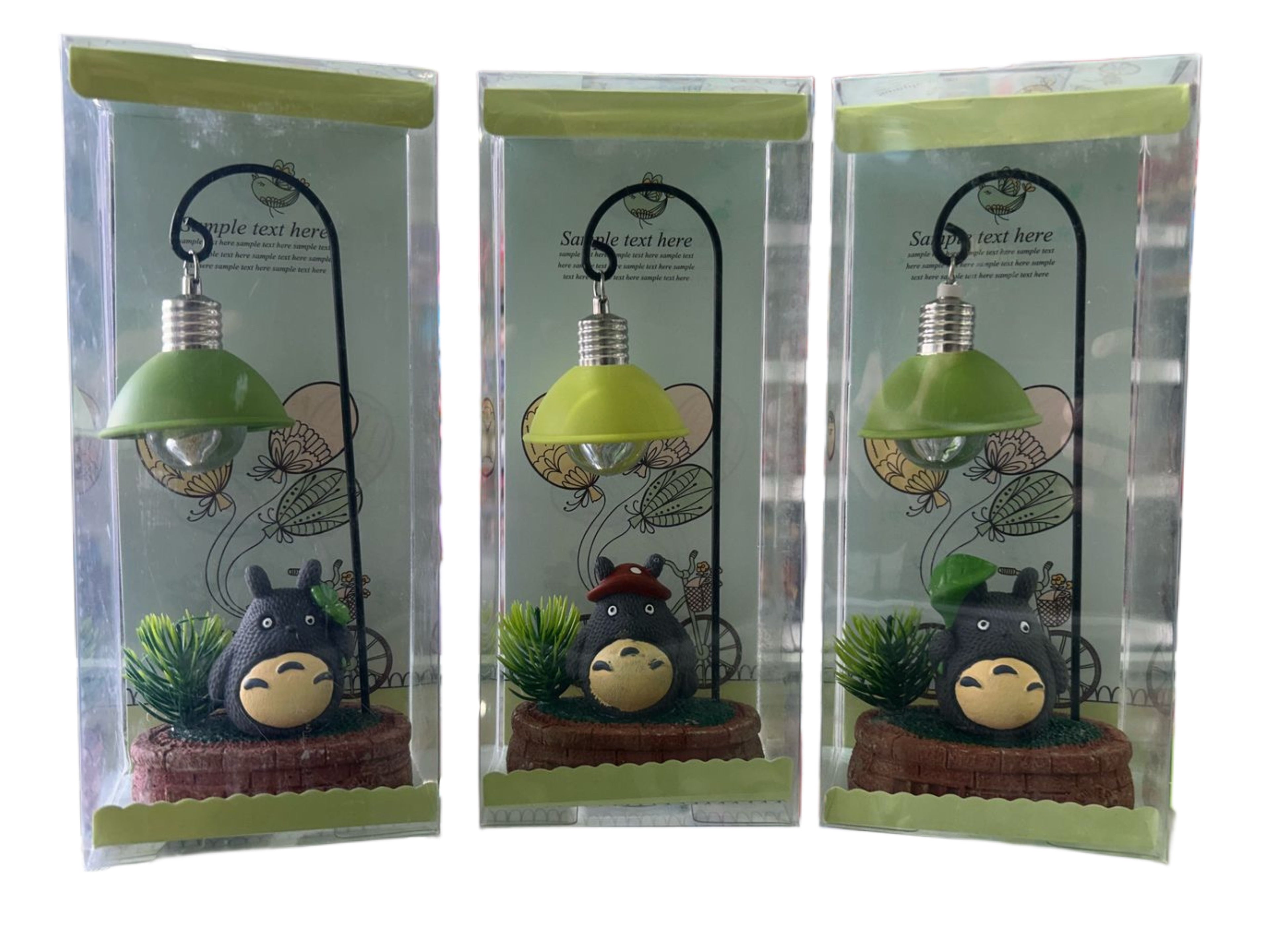 LAMPARAS INDIVIDUALES TOTORO CON BLISTER DE PLASTICO STUDIO GHIBLI