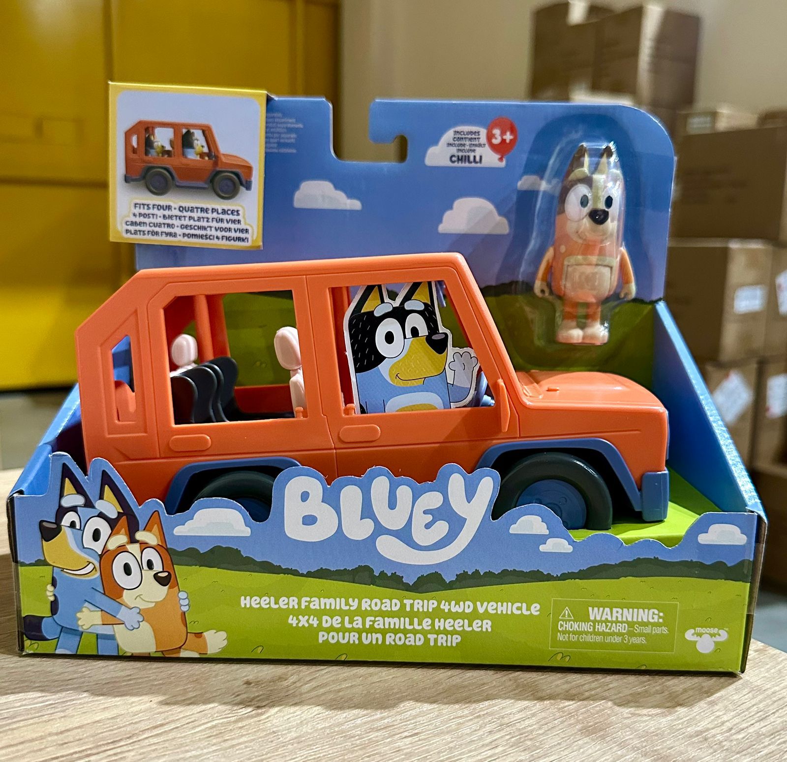 Carrito Familiar Bluey