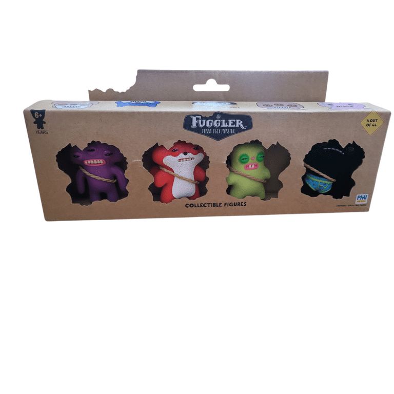 FIGURA FUGGLERS MONSTRUOS PERSONAJES VARIADOS SET DE 4