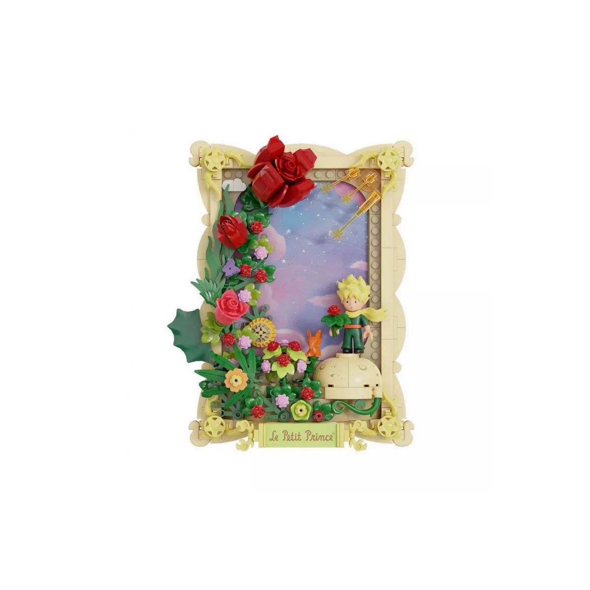 ARMABLE DE CUADRO EL PRINCIPITO CON ROSAS 402PCS 23CM