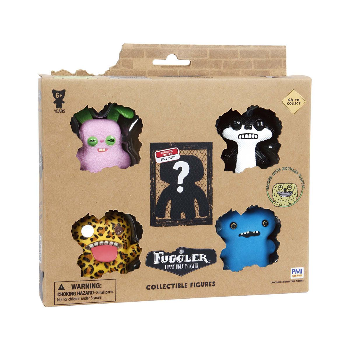 FIGURA FUGGLERS MONSTRUOS PERSONAJES VARIADOS SET DE 5 UNIDADES 1 SORPRESA